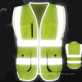 Hi Viz Vest Safety Work Hi Visibility Jacket Waistcoat Reflective Clothing with Reflective Strips - Cycling Visibility